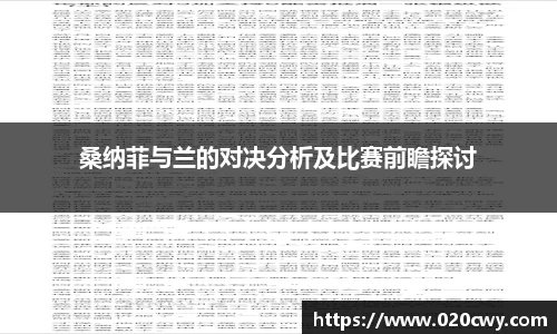 桑纳菲与兰的对决分析及比赛前瞻探讨
